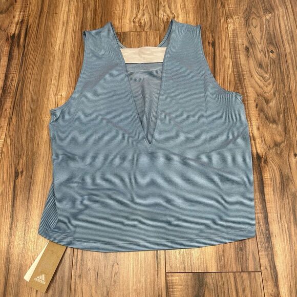 NWT Adidas Camotank Primeblue Tennis Tank Top FK0767 Large Athletic Gym - Picture 7 of 11